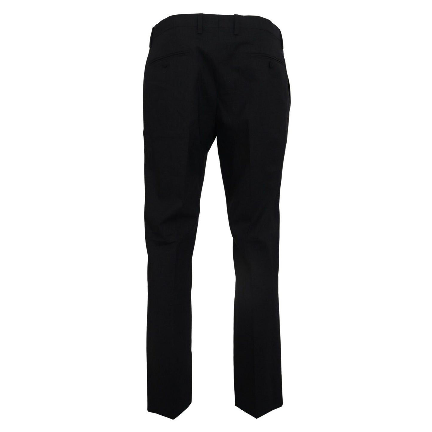Dolce & Gabbana Gray Wool Stretch Dress Formal Slim Fit Pant