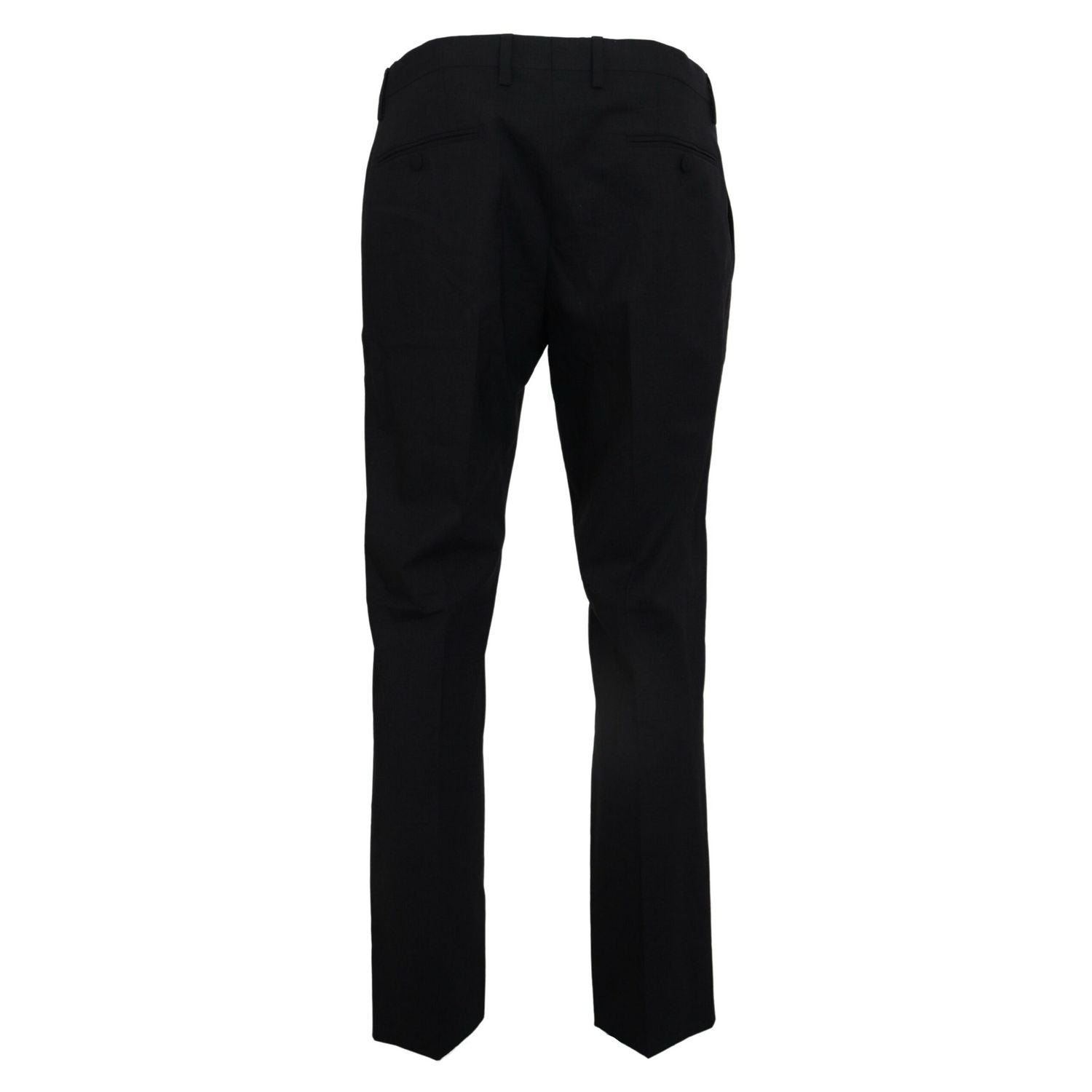 Dolce & Gabbana Gray Wool Stretch Dress Formal Slim Fit Pant