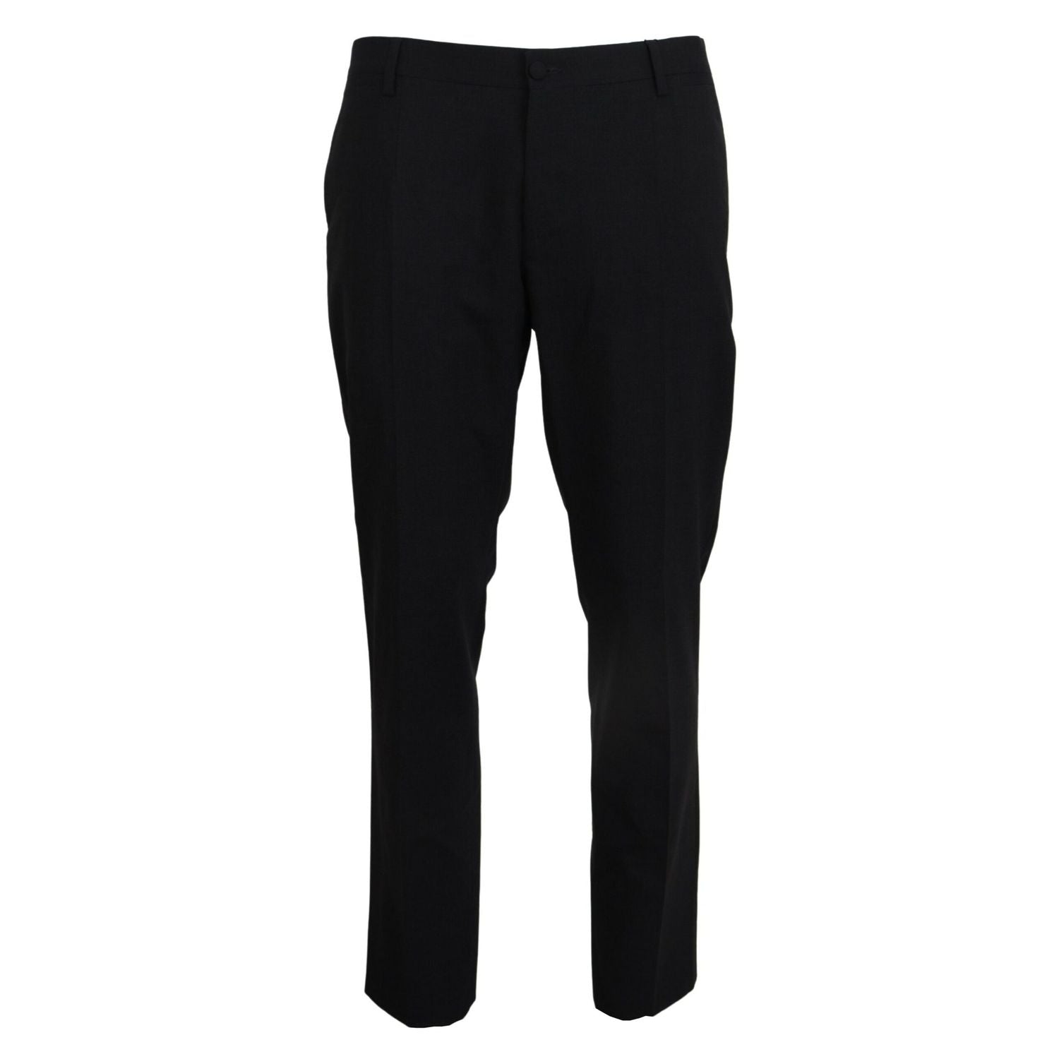 Dolce & Gabbana Gray Wool Stretch Dress Formal Slim Fit Pant