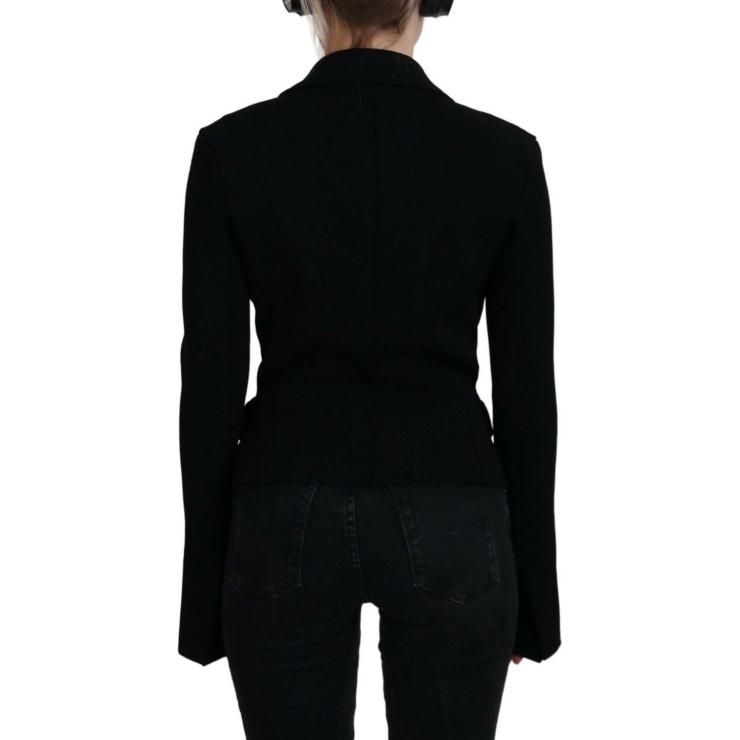 Dolce & Gabbana Elegant Black Long Sleeve Jacket Dolce & Gabbana