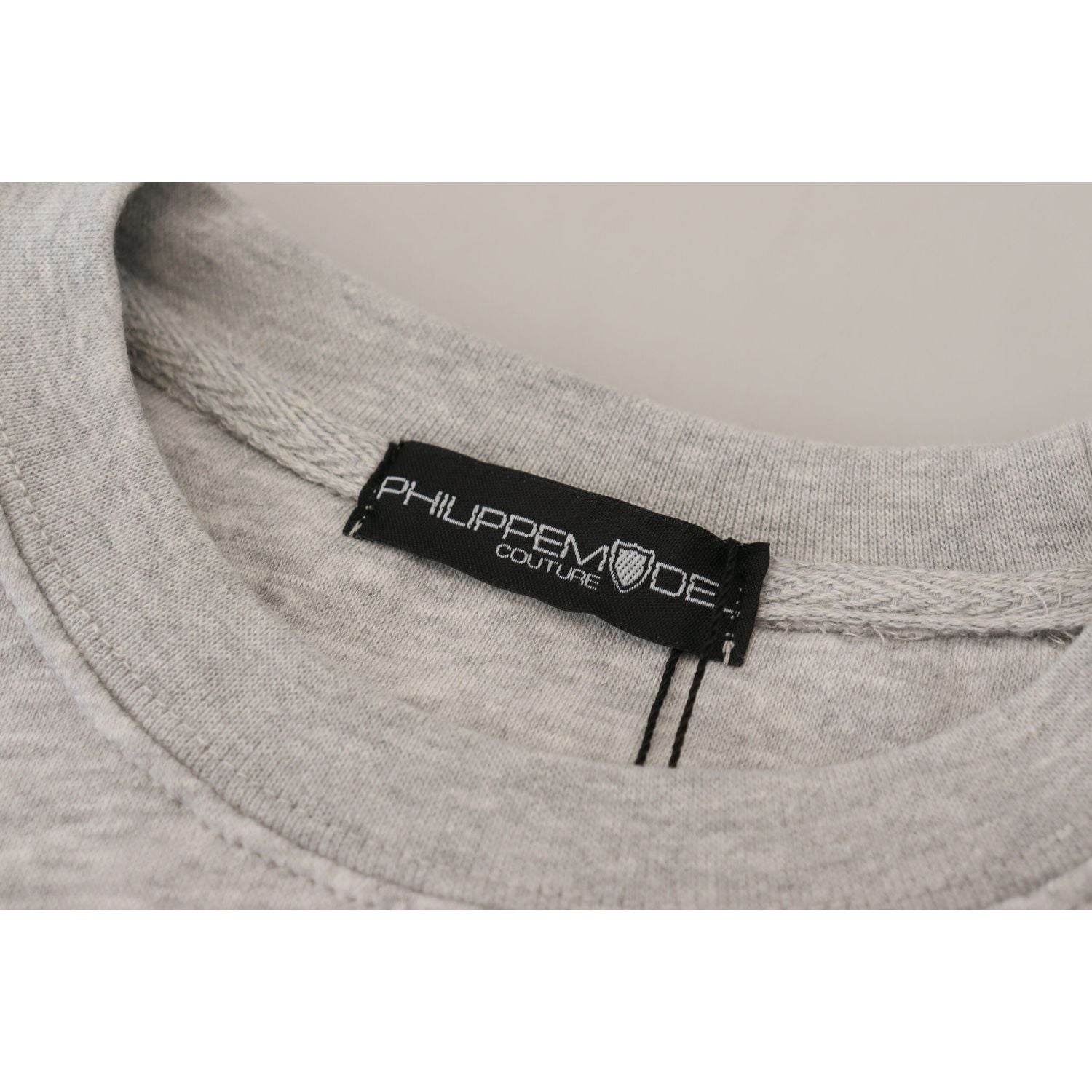 سترة فيليب موديل الأنيقة المصنوعة من القطن المطبوع باللون الرمادي