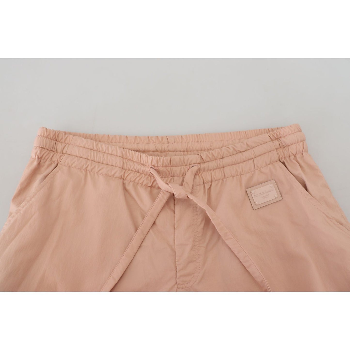 Dolce & Gabbana Elegant Peach Casual Sweatpants Dolce & Gabbana