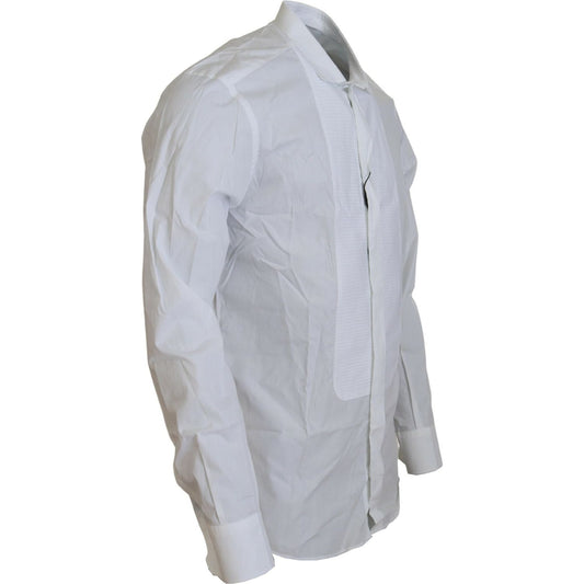 Dolce & Gabbana Exquisite White Cotton Formal Shirt Dolce & Gabbana