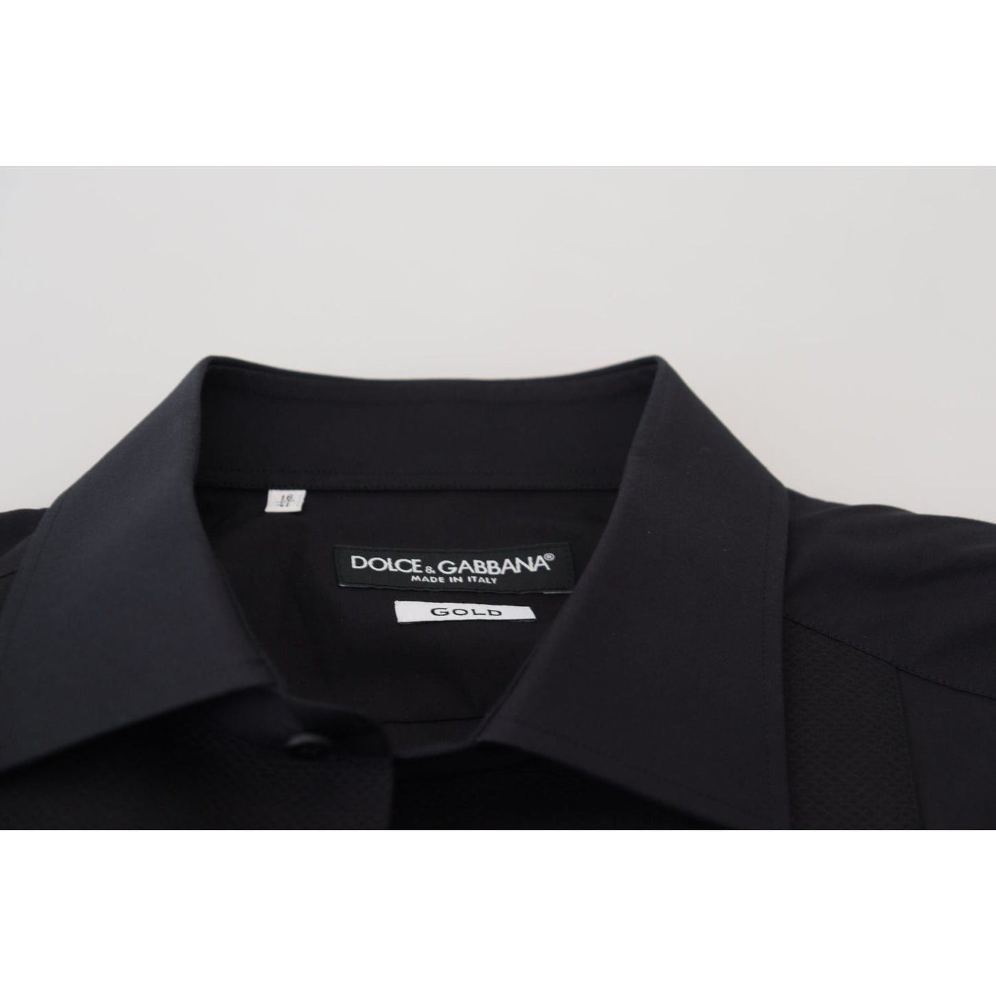 Dolce & Gabbana Elegant Black Formal Long Sleeve Shirt Dolce & Gabbana