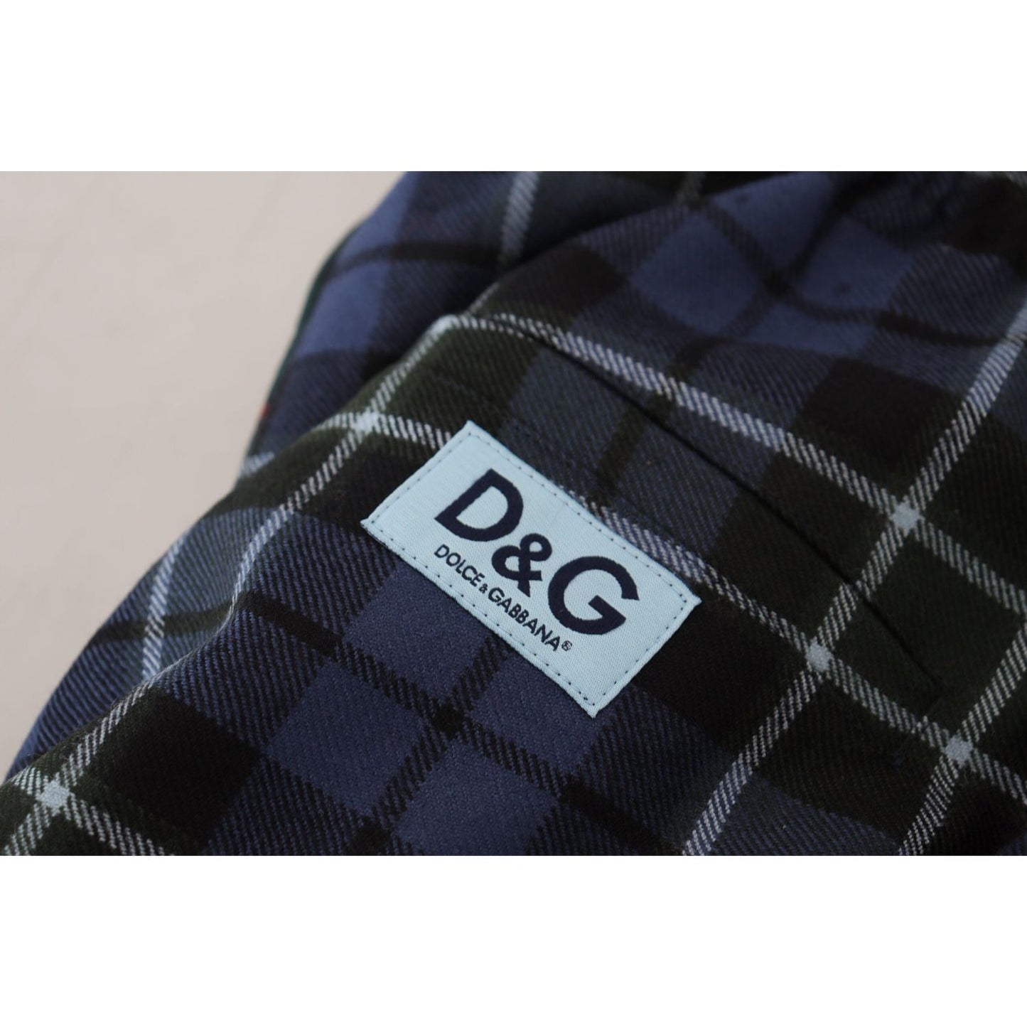 Dolce & Gabbana Checkered Wool Blend Jogger Pants Dolce & Gabbana