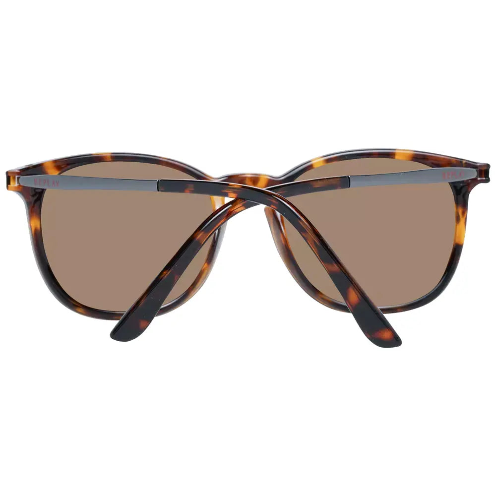 Replay Brown Unisex Sunglasses Replay