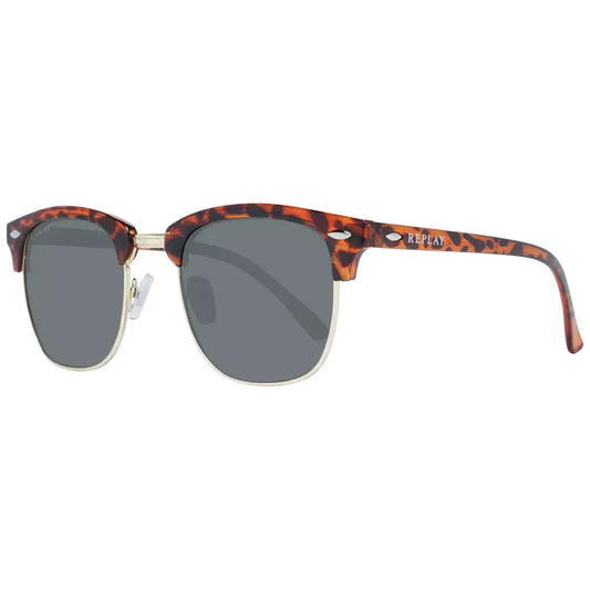 Replay Brown Unisex Sunglasses Replay