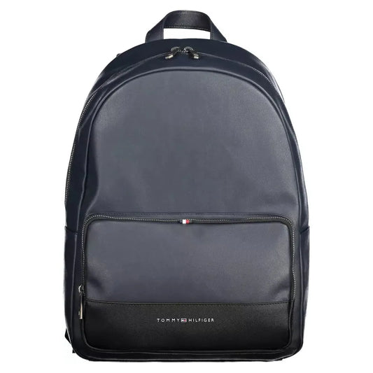 Tommy Hilfiger Blue Polyethylene Men Backpack Tommy Hilfiger