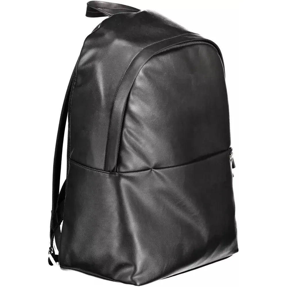 Calvin Klein Black Polyester Men Backpack Calvin Klein