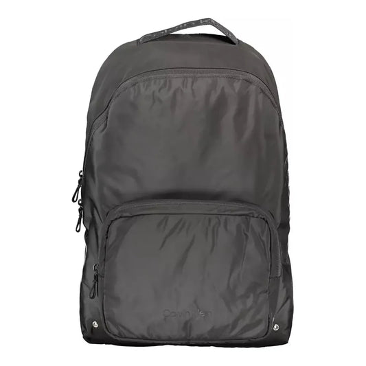 Calvin Klein Black Polyester Men Backpack Calvin Klein