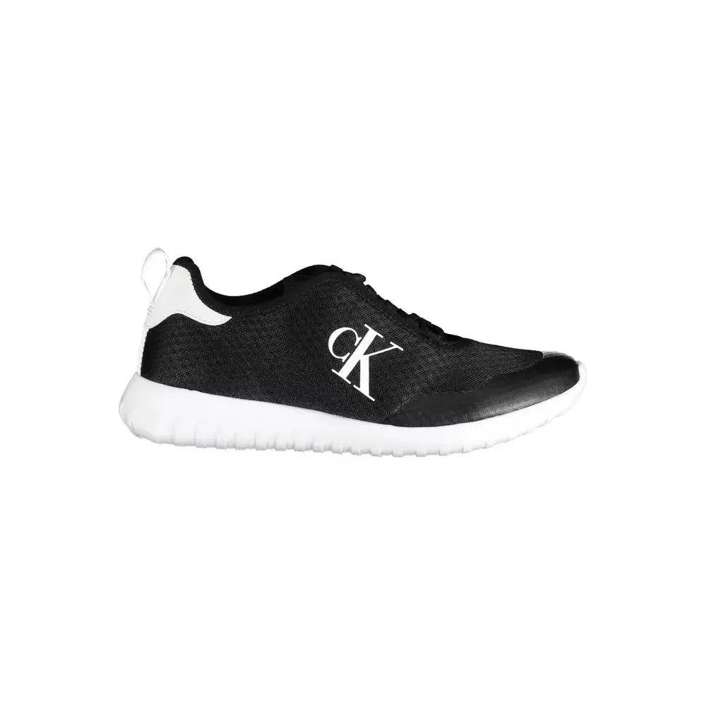 Calvin Klein Black Polyester Men Sneaker Calvin Klein