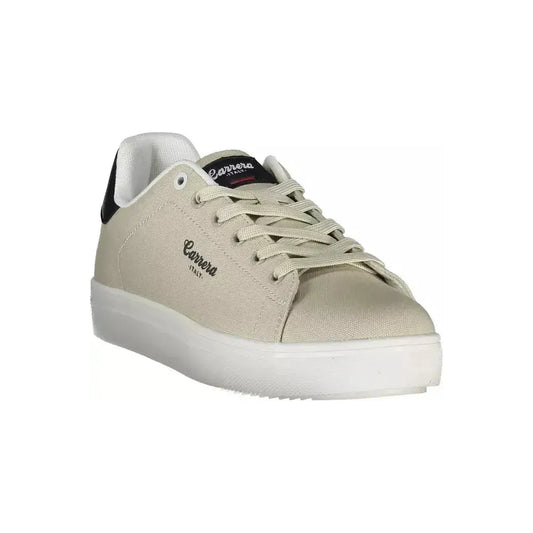 Carrera Beige Polyethylene Men Sneaker Carrera