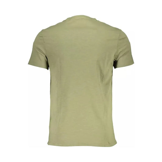 Guess Jeans Green Cotton Men T-Shirt Guess Jeans