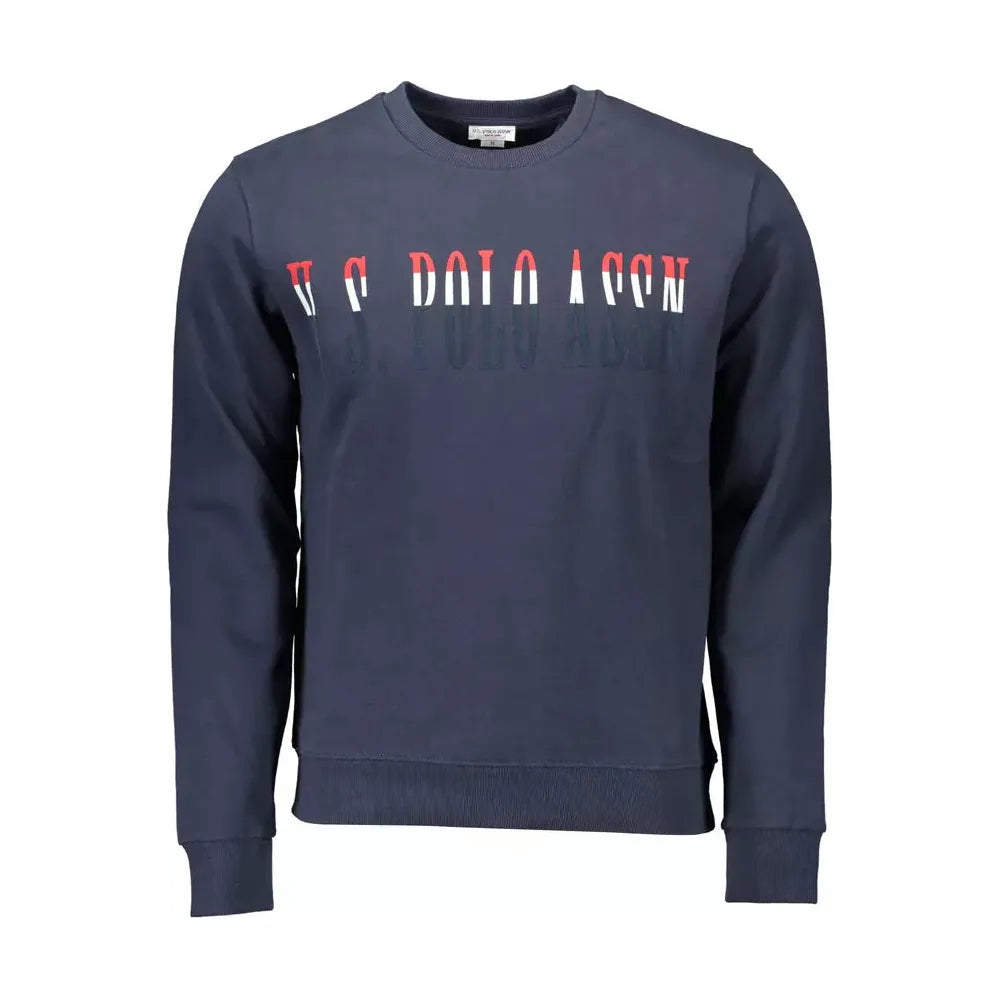 U.S. POLO ASSN. Blue Cotton Men Sweater U.S. POLO ASSN.