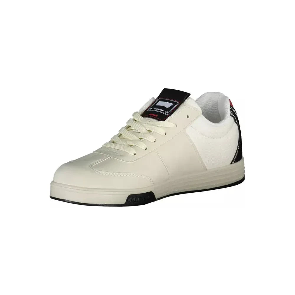 Carrera White Eco Leather Men Sneaker Carrera