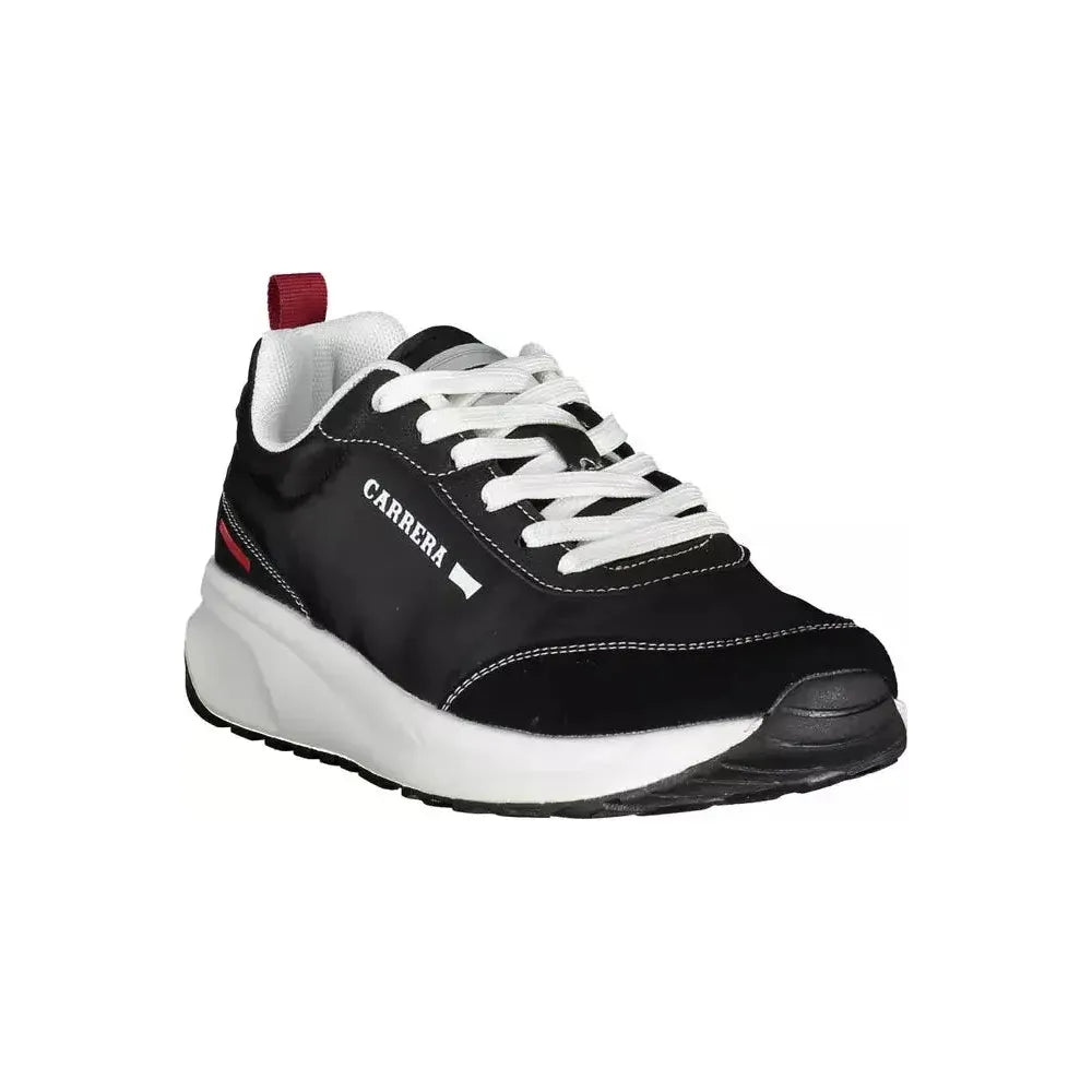 Carrera Black Eco Leather Men Sneaker Carrera