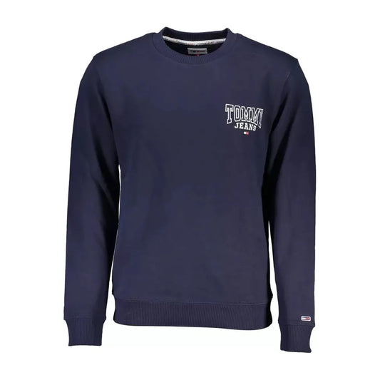 Tommy Hilfiger Blue Cotton Men Sweater Tommy Hilfiger