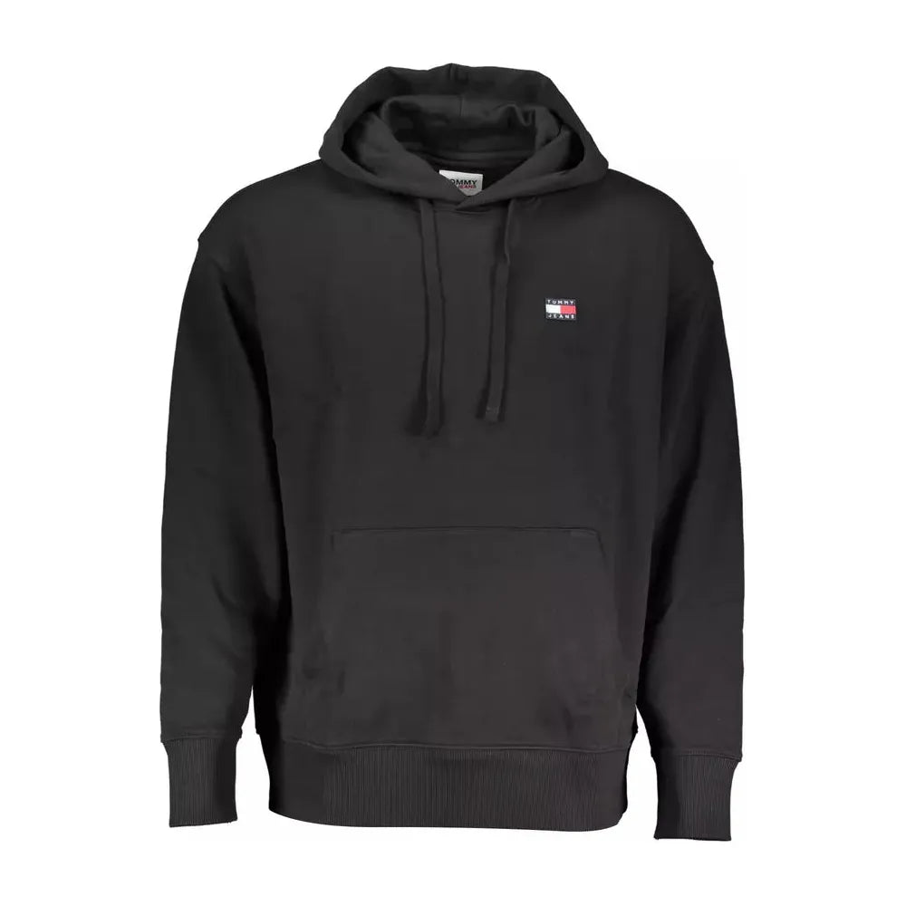 Tommy Hilfiger Black Cotton Men Sweater Tommy Hilfiger