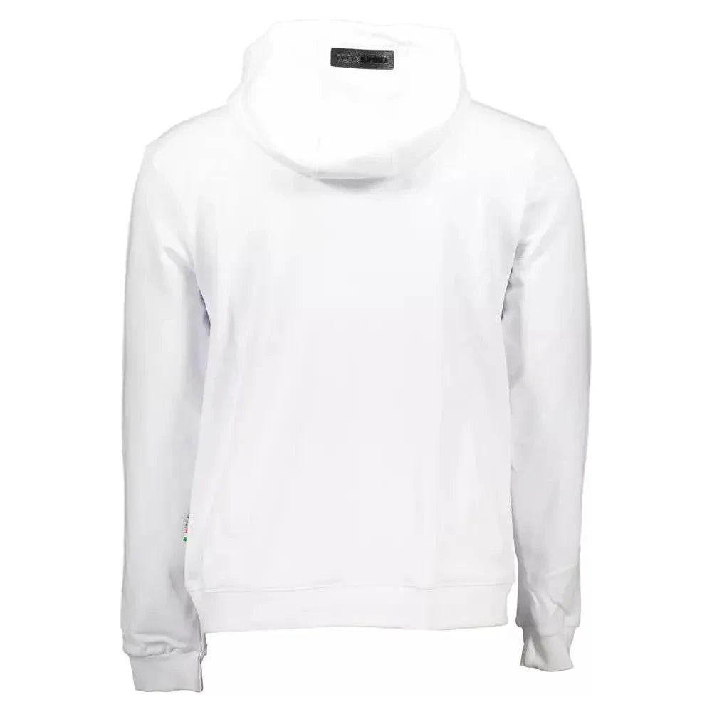 Plein Sport White Cotton Men Sweater Plein Sport