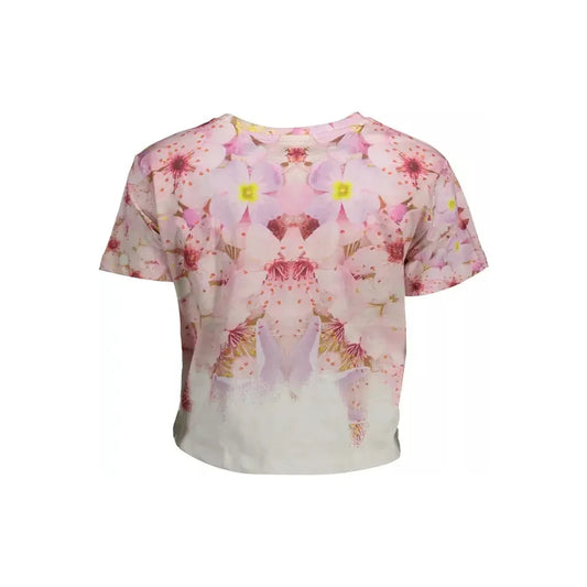 Desigual Pink Cotton Women Top Desigual