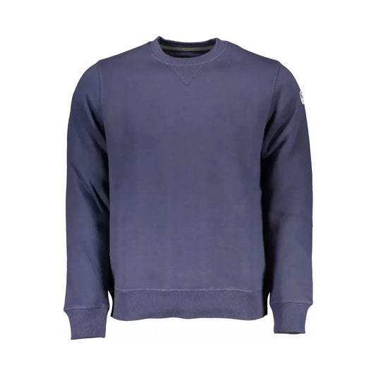 North Sails Blue Cotton Men Sweater North Sails