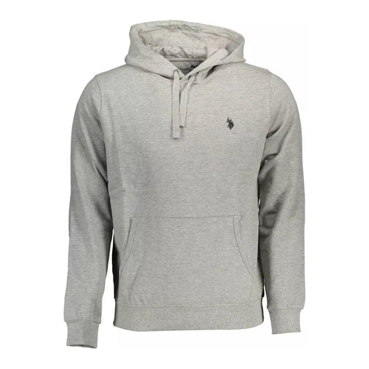 U.S. POLO ASSN. Gray Cotton Men Sweater U.S. POLO ASSN.