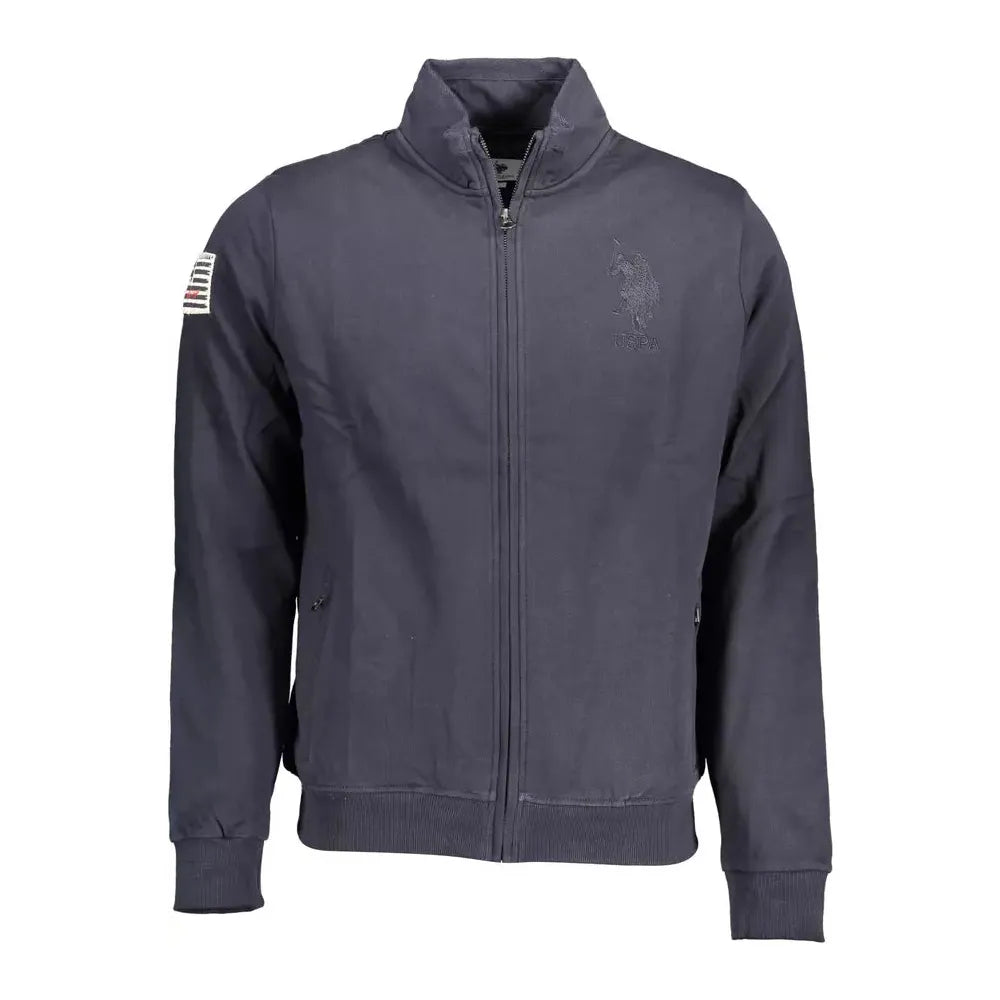 U.S. POLO ASSN. Blue Cotton Men Sweater U.S. POLO ASSN.