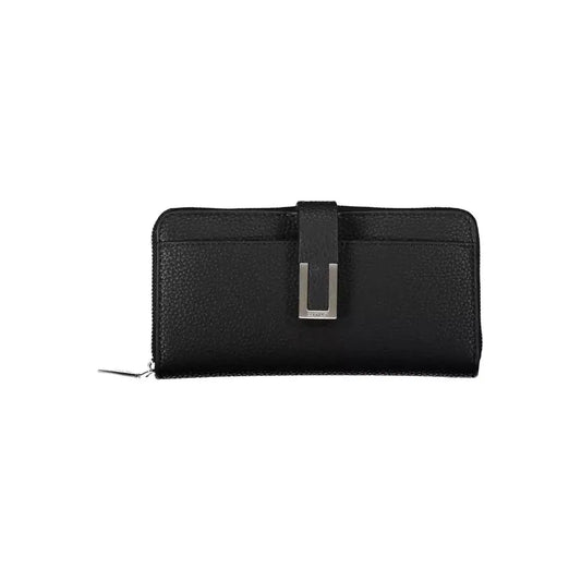 Calvin Klein Black Polyester Women Wallet Calvin Klein