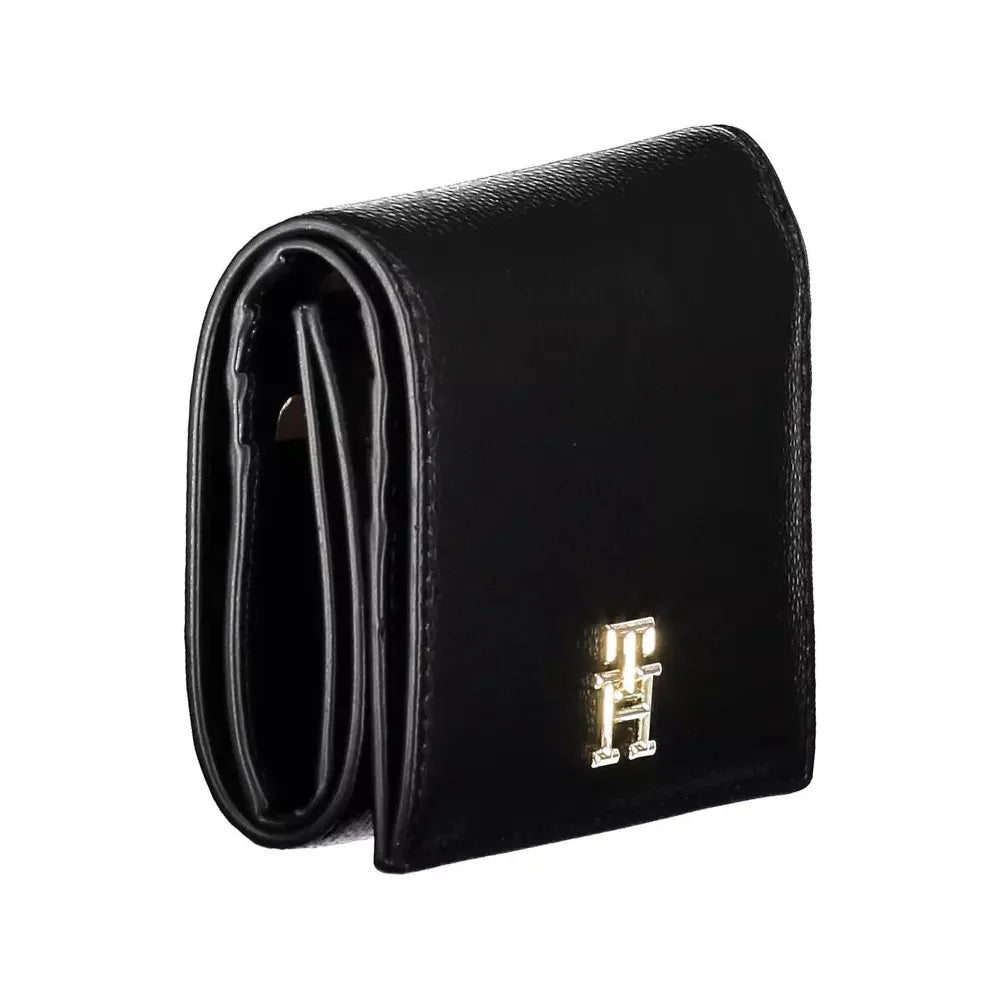 Tommy Hilfiger Black Polyethylene Women Wallet Tommy Hilfiger