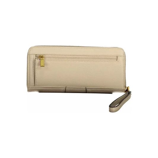 Guess Jeans Beige Polyethylene Women Wallet Guess Jeans