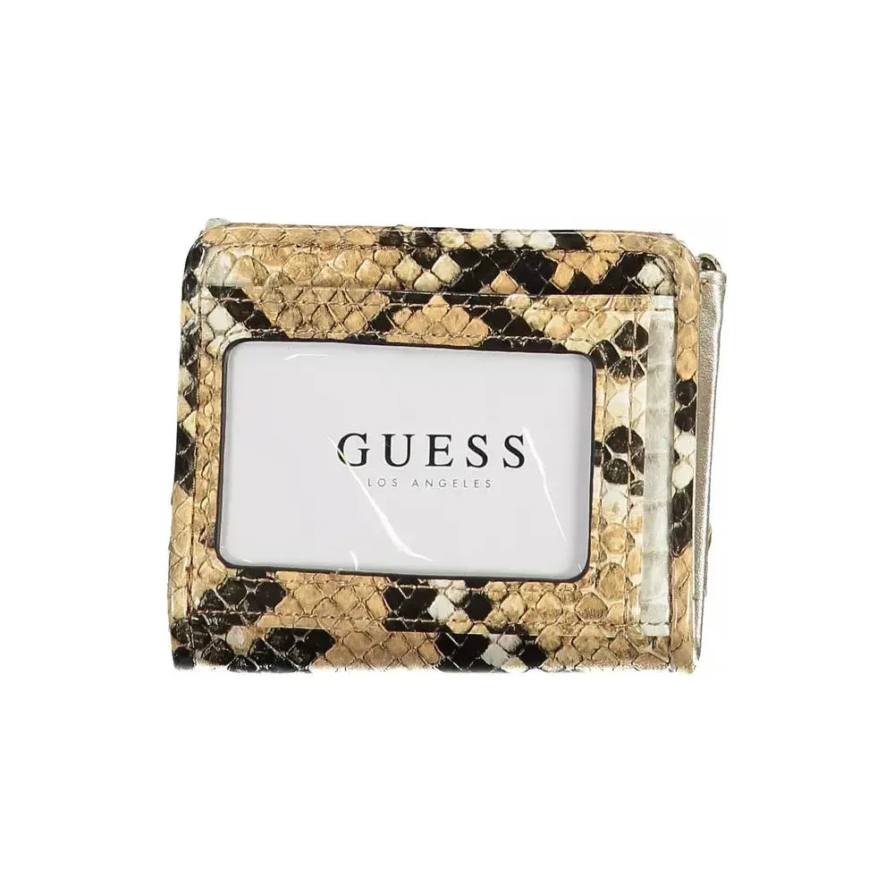 Guess Jeans Beige Polyethylene Women Wallet Guess Jeans