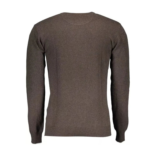 U.S. POLO ASSN. Brown Wool Men Sweater U.S. POLO ASSN.