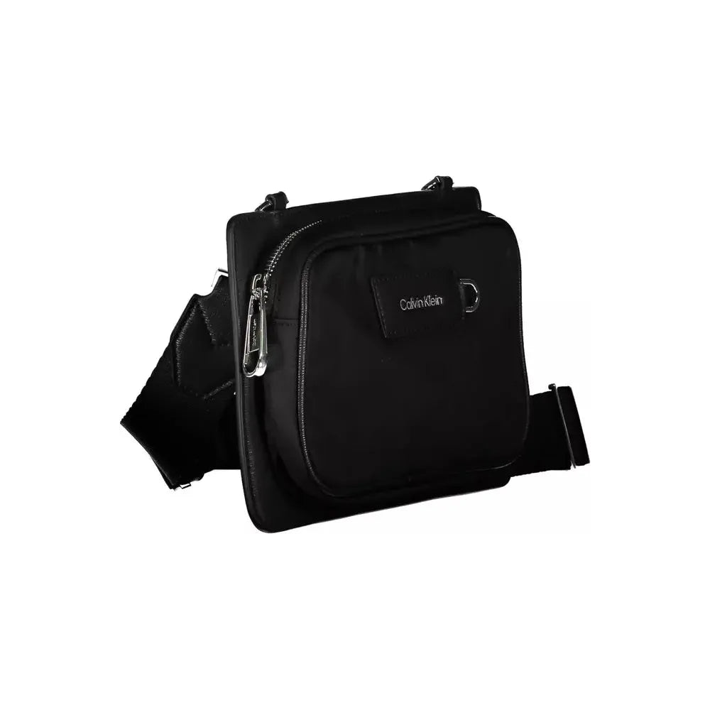 Calvin Klein Black Polyester Men Shoulder Bag Calvin Klein