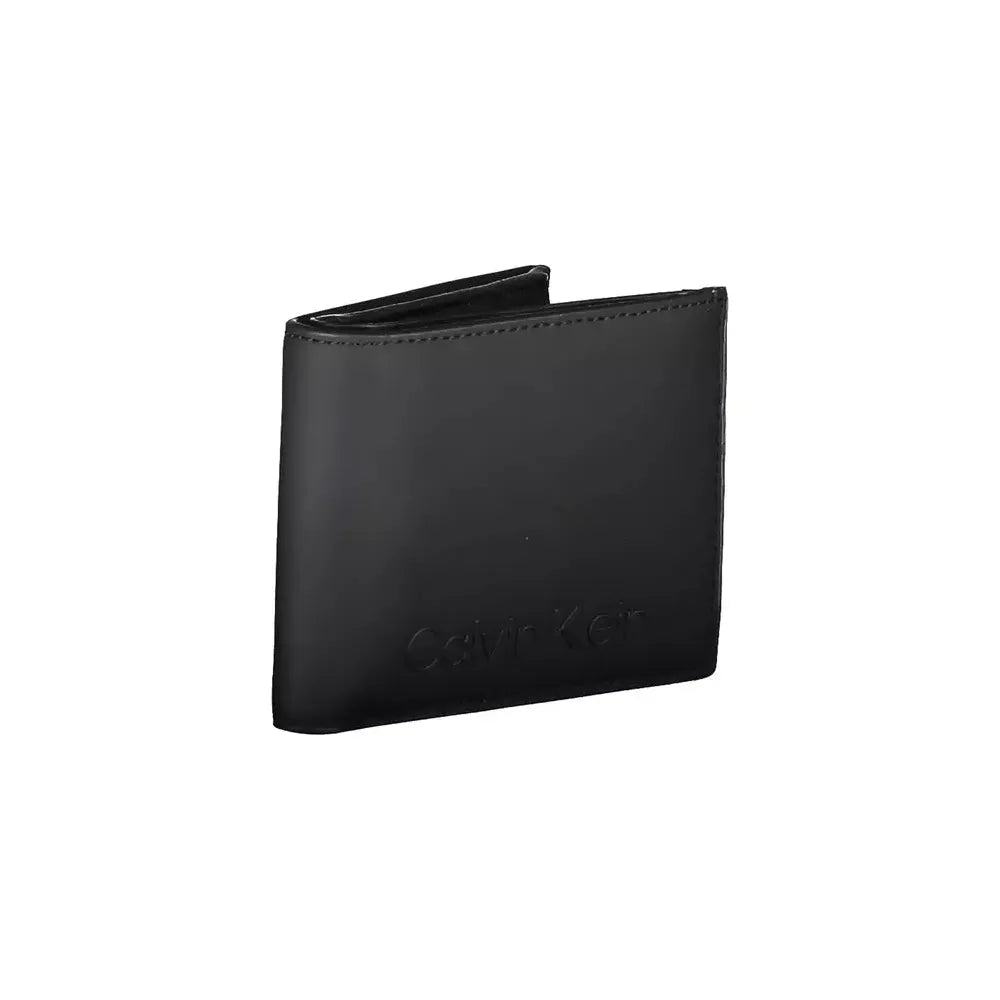 Calvin Klein Black Polyester Men Wallet Calvin Klein