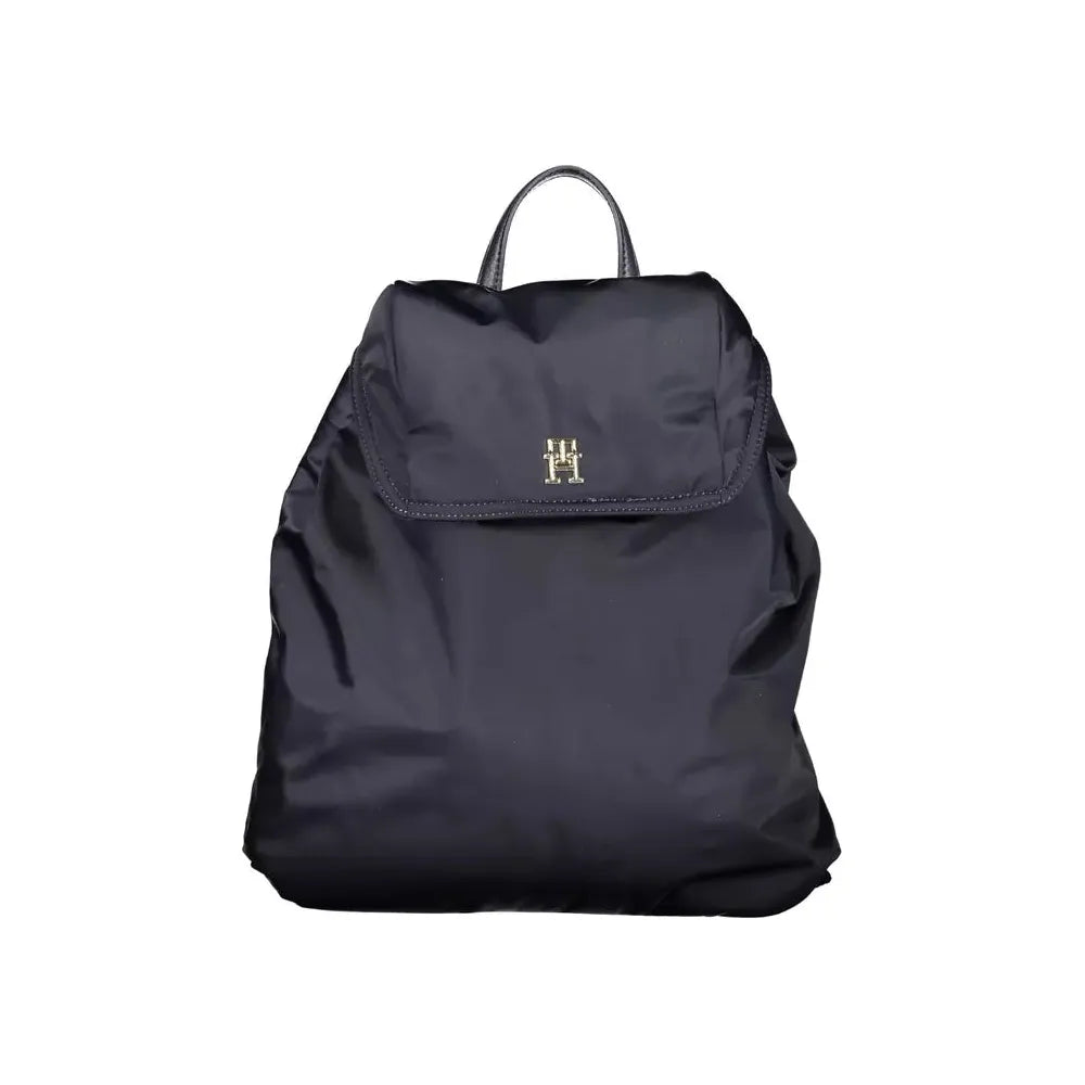 Tommy Hilfiger Blue Polyester Women Backpack