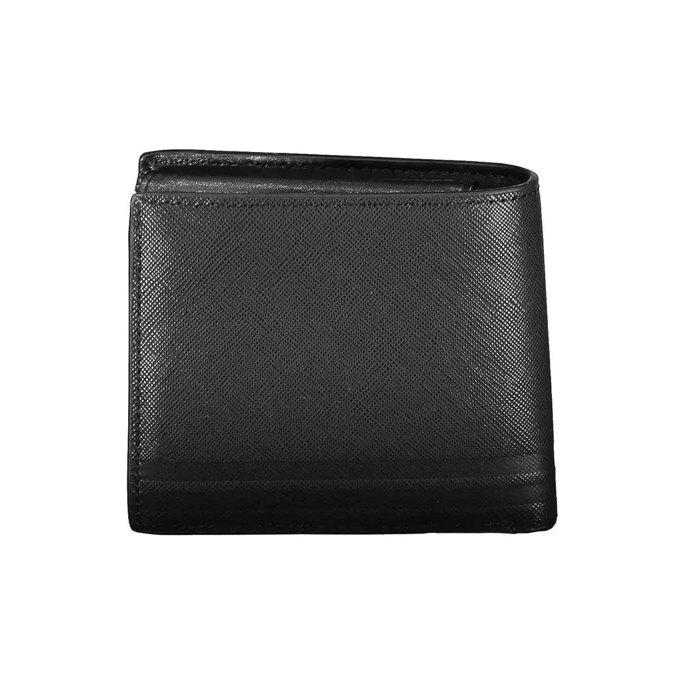 Tommy Hilfiger Black Leather Men Wallet Tommy Hilfiger