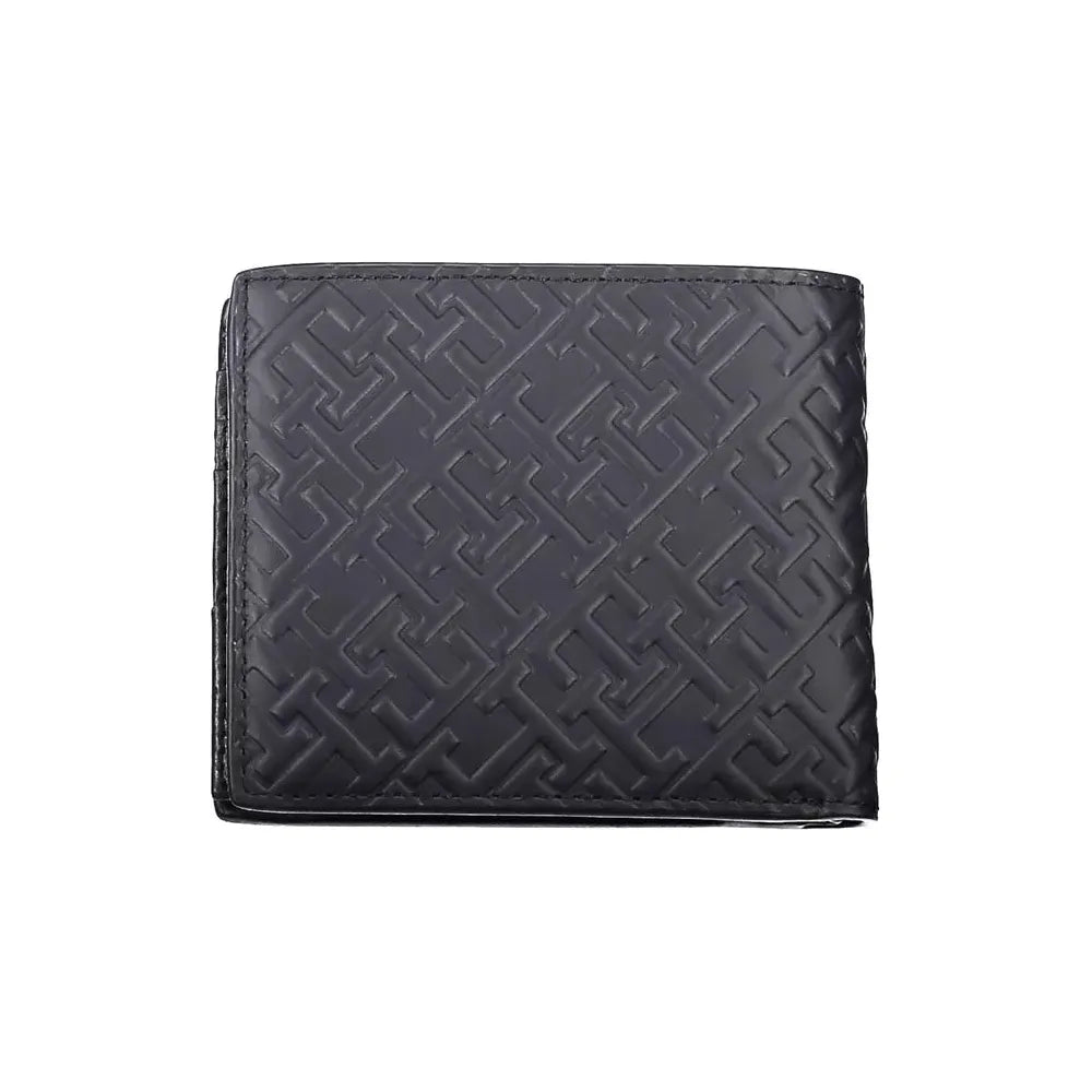 Tommy Hilfiger Blue Leather Men Wallet Tommy Hilfiger