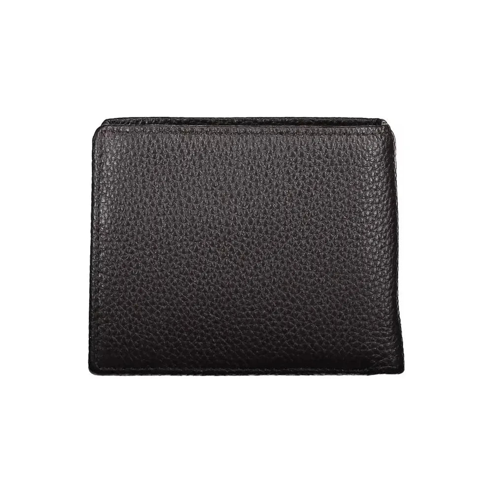 La Martina Brown Leather Men Wallet La Martina