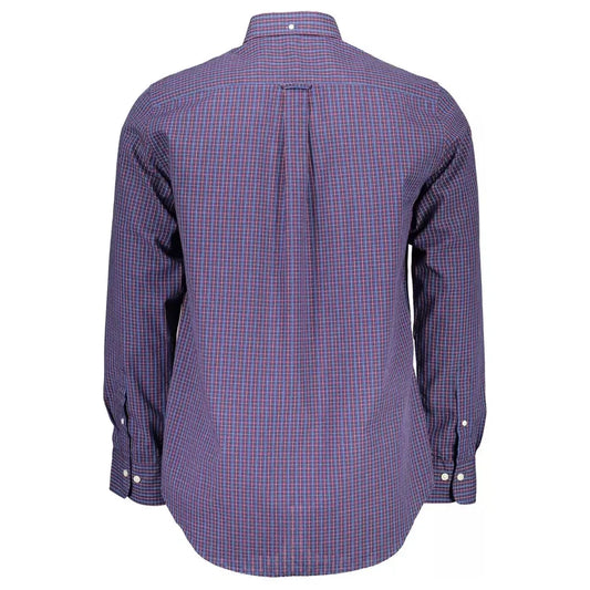 Gant Blue Cotton Men Shirt Gant