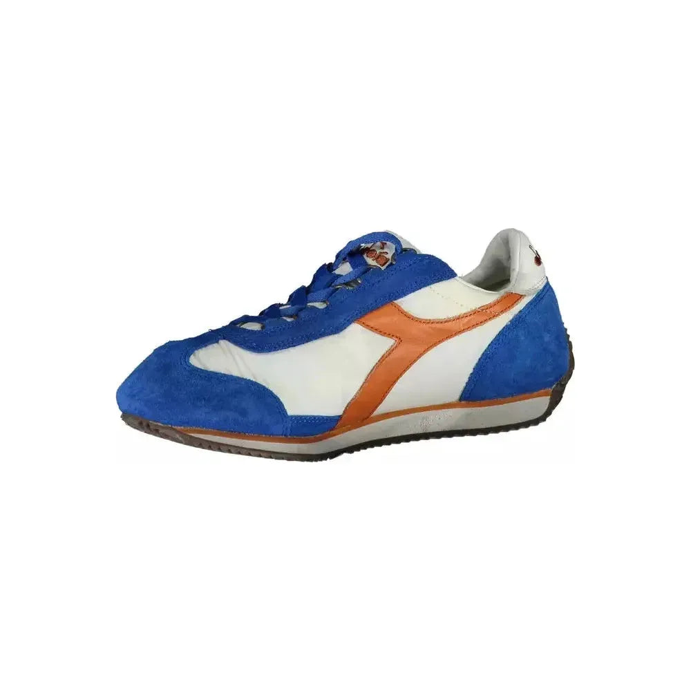 Diadora Blue Leather Women Sneaker Diadora