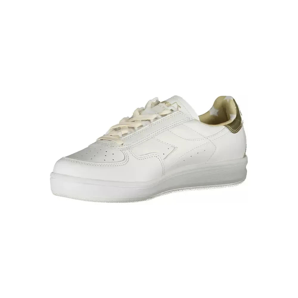 Diadora White Leather Women Sneaker Diadora