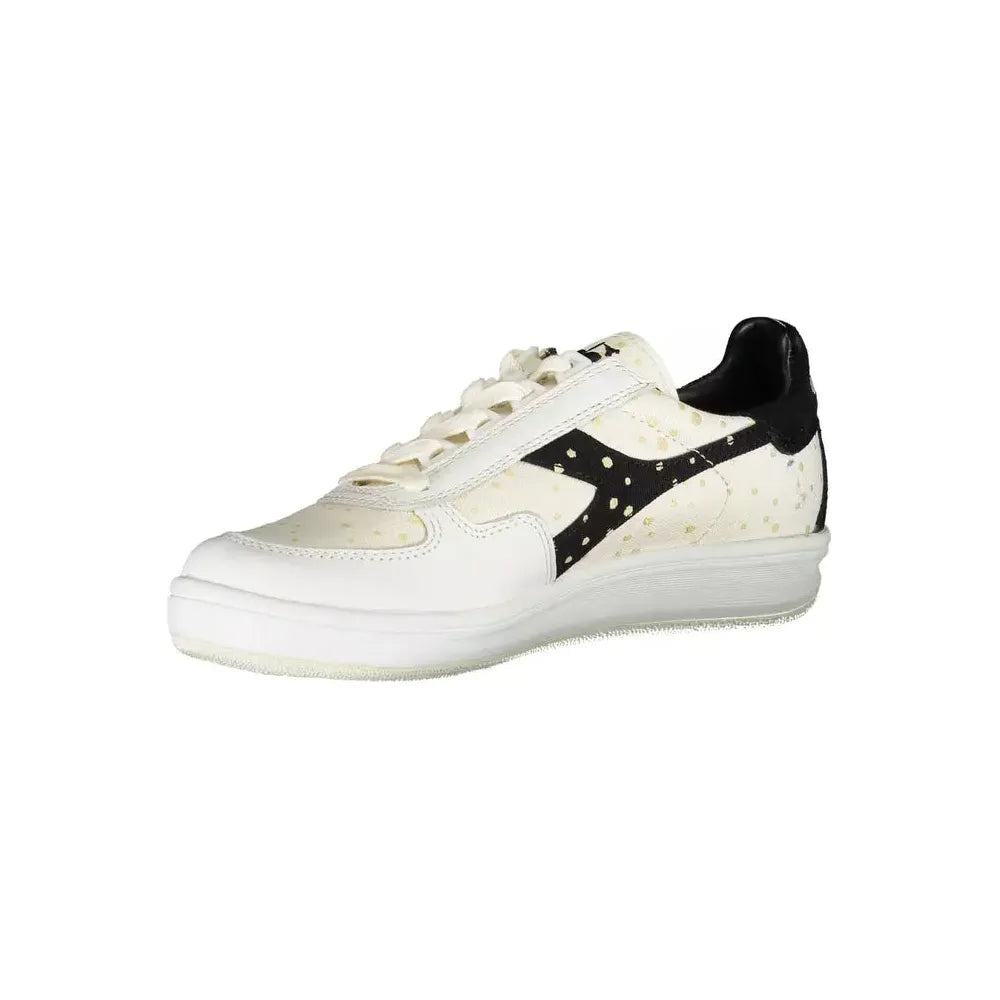 Diadora White Leather Women Sneaker Diadora