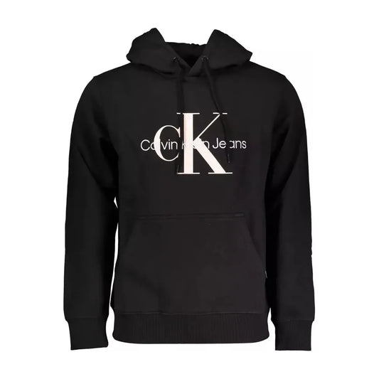 Calvin Klein Black Cotton Men Sweater Calvin Klein