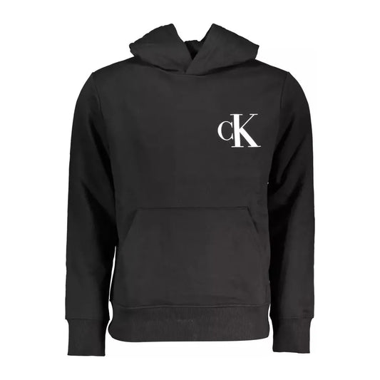 Calvin Klein Black Cotton Men Sweater Calvin Klein