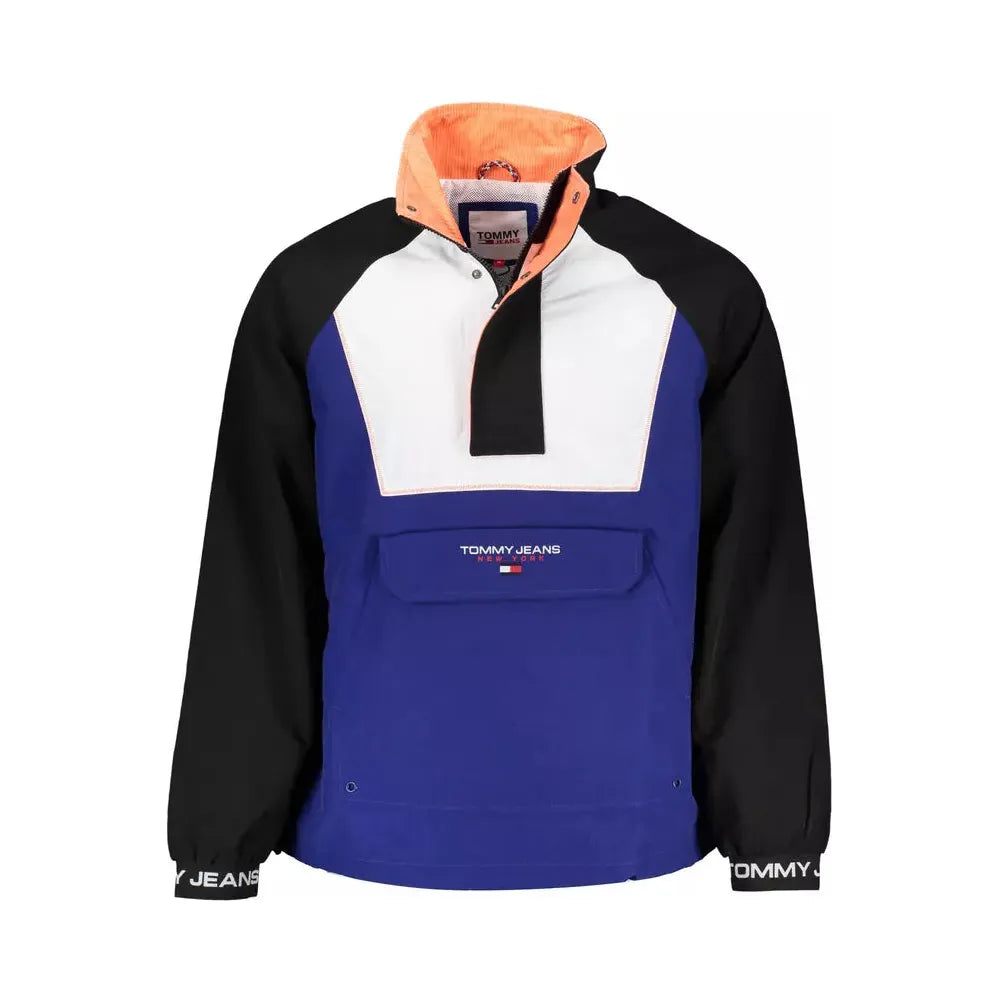 Tommy Hilfiger Blue Polyamide Men Jacket Tommy Hilfiger