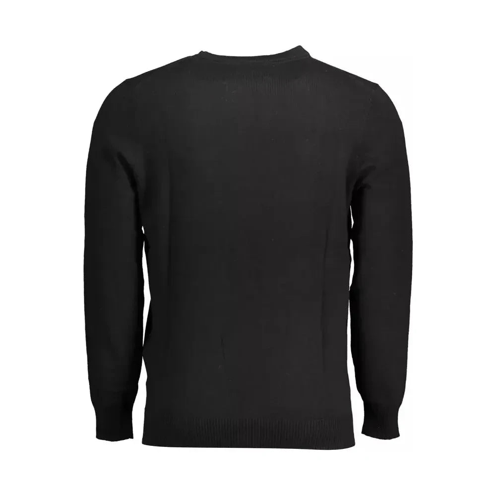 Lyle & Scott Black Cotton Men Sweater Lyle & Scott