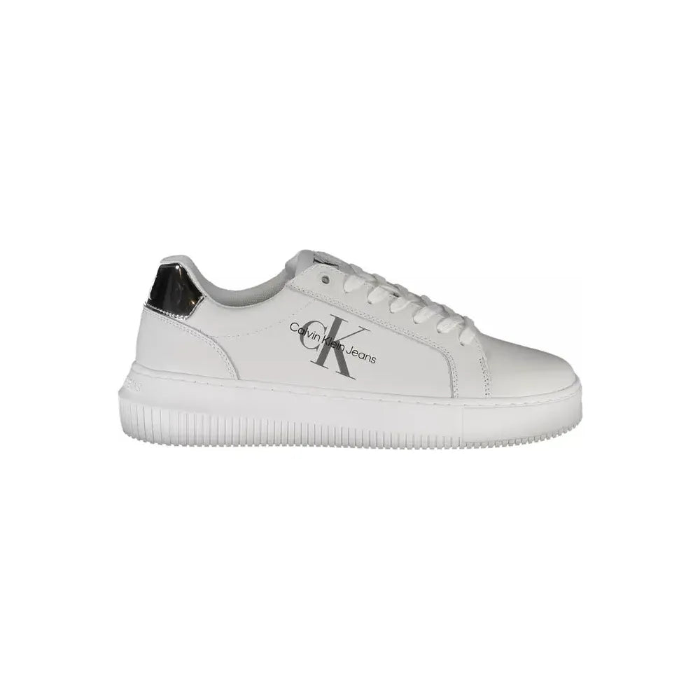 Calvin Klein White Leather Women Sneaker Calvin Klein