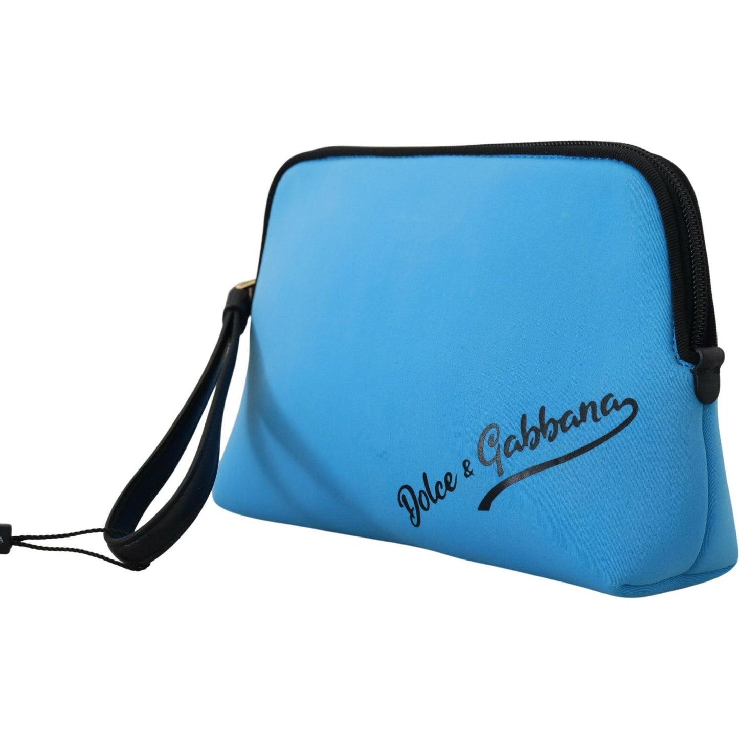 Dolce & Gabbana Elegant Blue Polyamide Pouch Bag Dolce & Gabbana