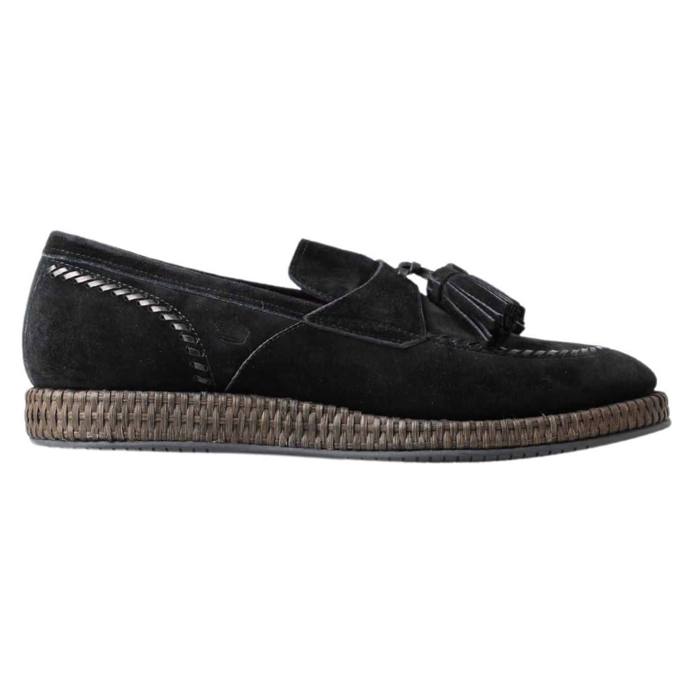 Dolce & Gabbana Elegant Black Suede Espadrilles Sneakers Dolce & Gabbana