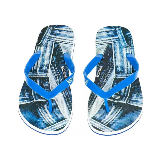 Just Cavalli Light Blue EVA Mens Sandal Just Cavalli